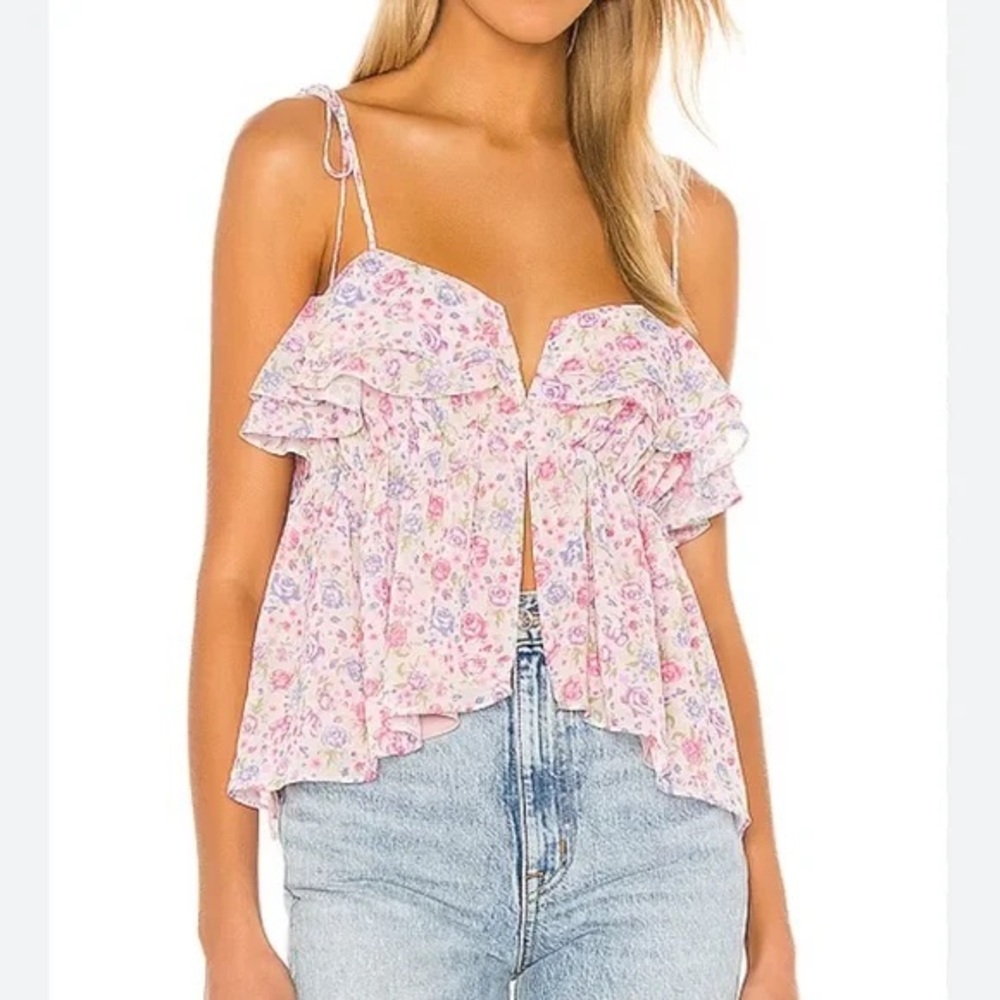 LPA Kornelia Top in Devon Floral size Large